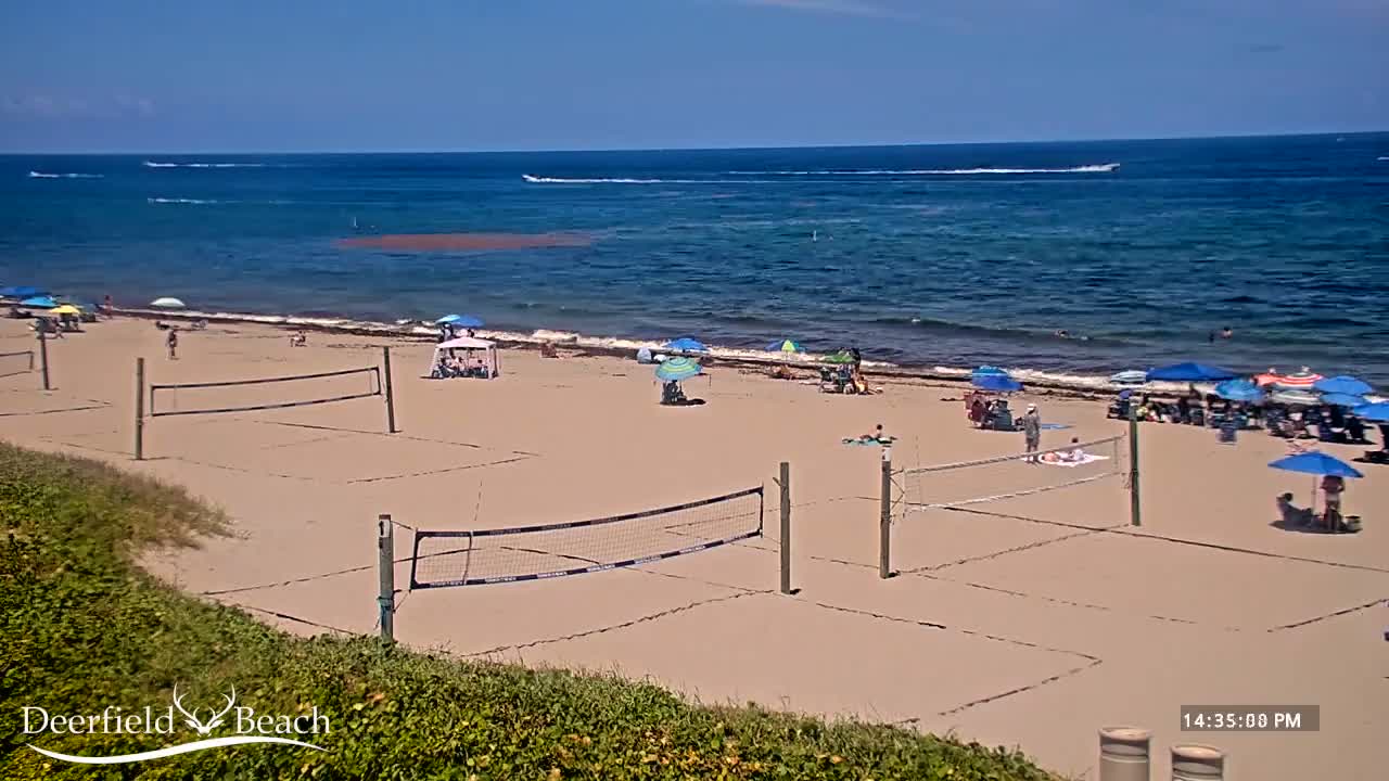 Deerfield Beach Coast Surf & Atlantic View Live Cam - Deerfield Beach, Broward, Florida, USA