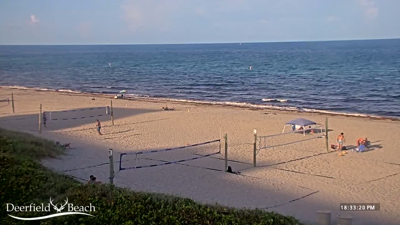 Deerfield Beach Coast Surf & Atlantic View Live Cam - Deerfield Beach, Broward, Florida, USA