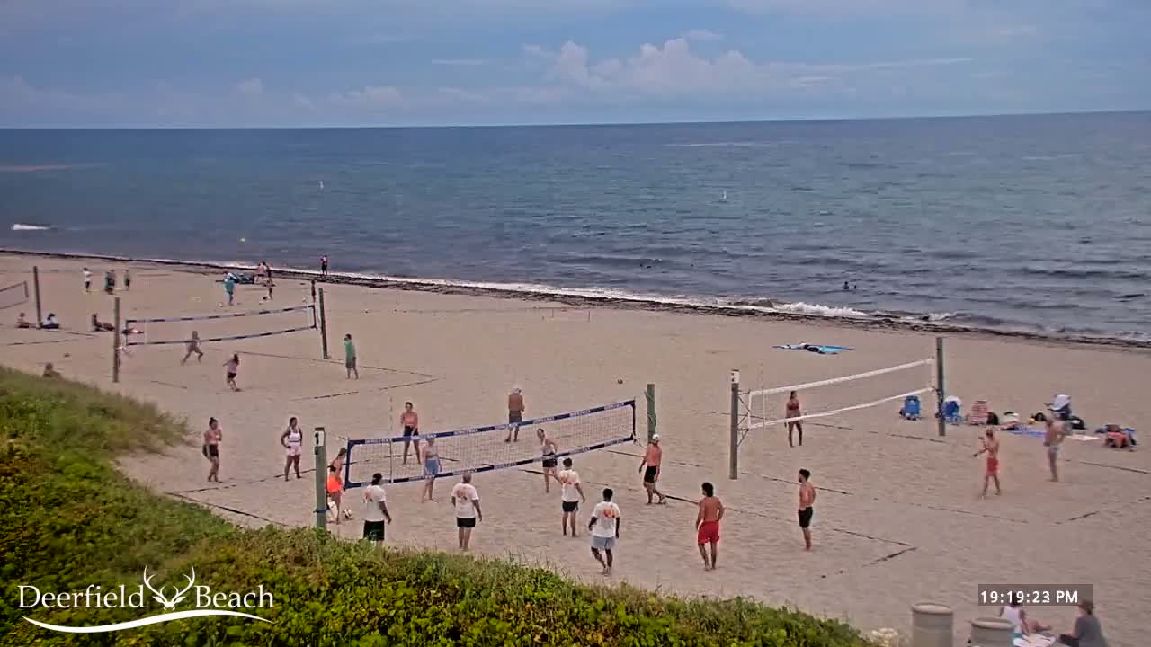 Deerfield Beach Coast Surf & Atlantic View Live Cam - Deerfield Beach, Broward, Florida, USA