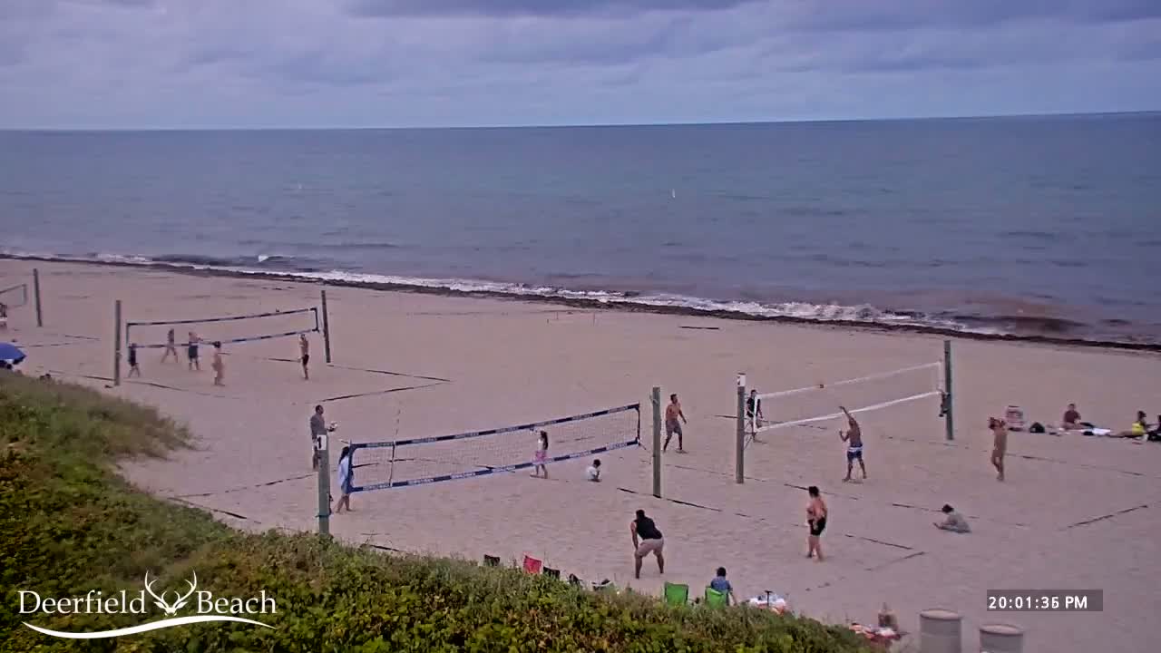 Deerfield Beach Coast Surf & Atlantic View Live Cam - Deerfield Beach, Broward, Florida, USA