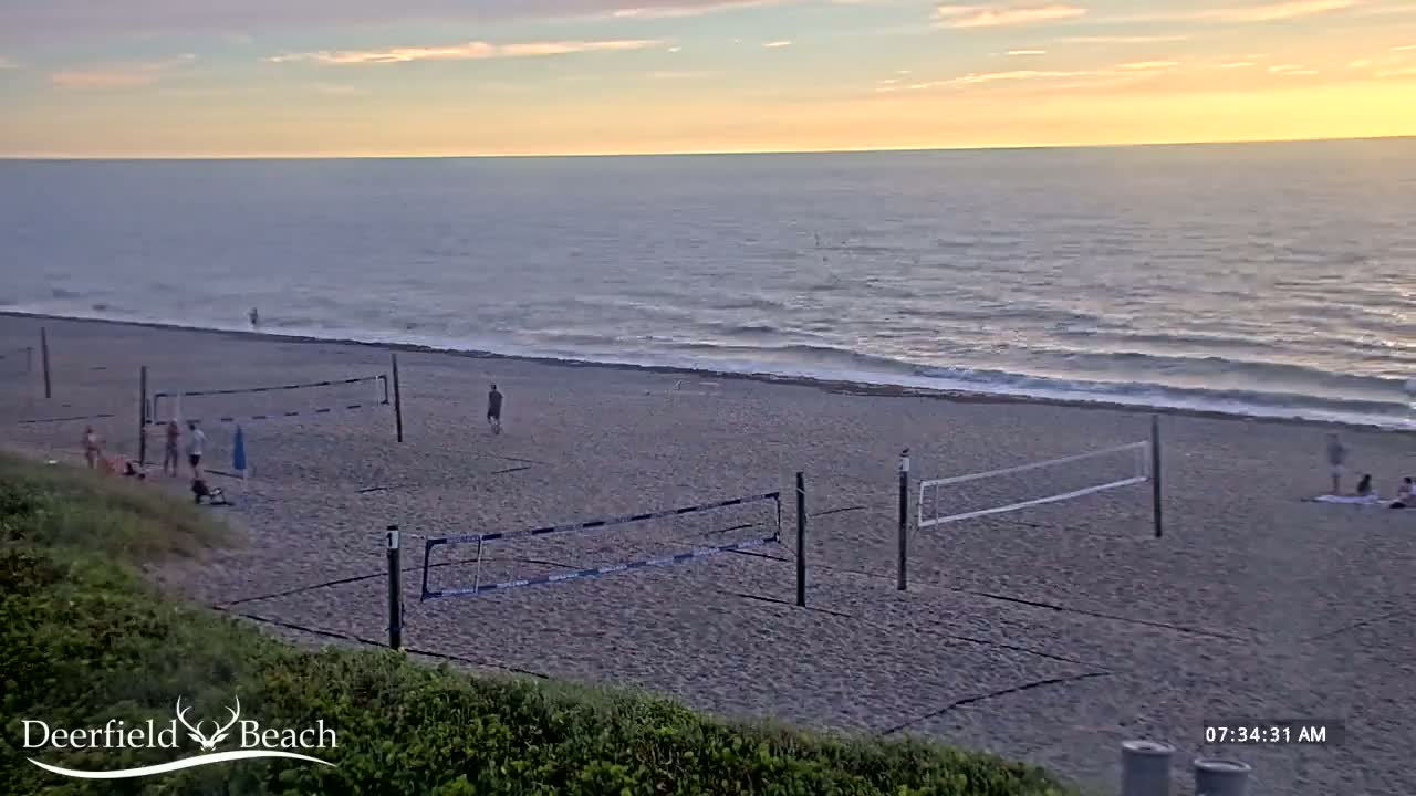 Deerfield Beach Coast Surf & Atlantic View Live Cam - Deerfield Beach, Broward, Florida, USA