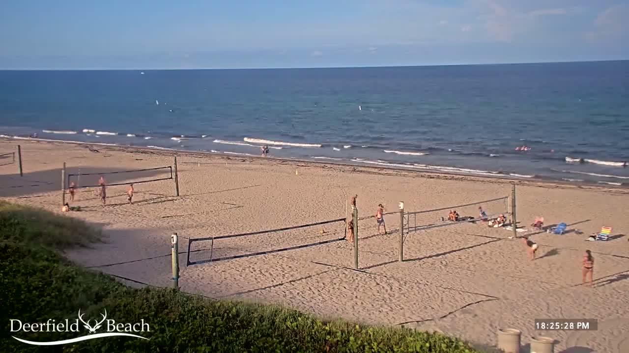 Deerfield Beach Coast Surf & Atlantic View Live Cam - Deerfield Beach, Broward, Florida, USA