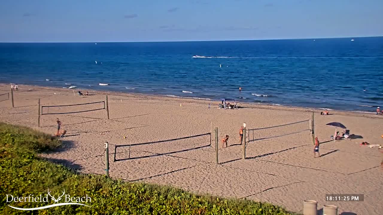 Deerfield Beach Coast Surf & Atlantic View Live Cam - Deerfield Beach, Broward, Florida, USA