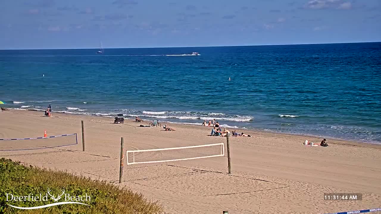 Deerfield Beach Coast Surf & Atlantic View Live Cam - Deerfield Beach, Broward, Florida, USA