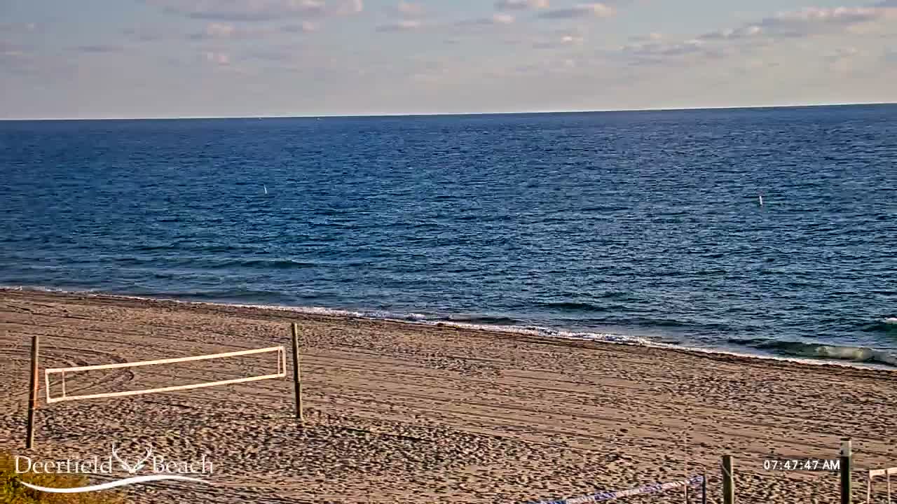 Deerfield Beach Coast Surf & Atlantic View Live Cam - Deerfield Beach, Broward, Florida, USA