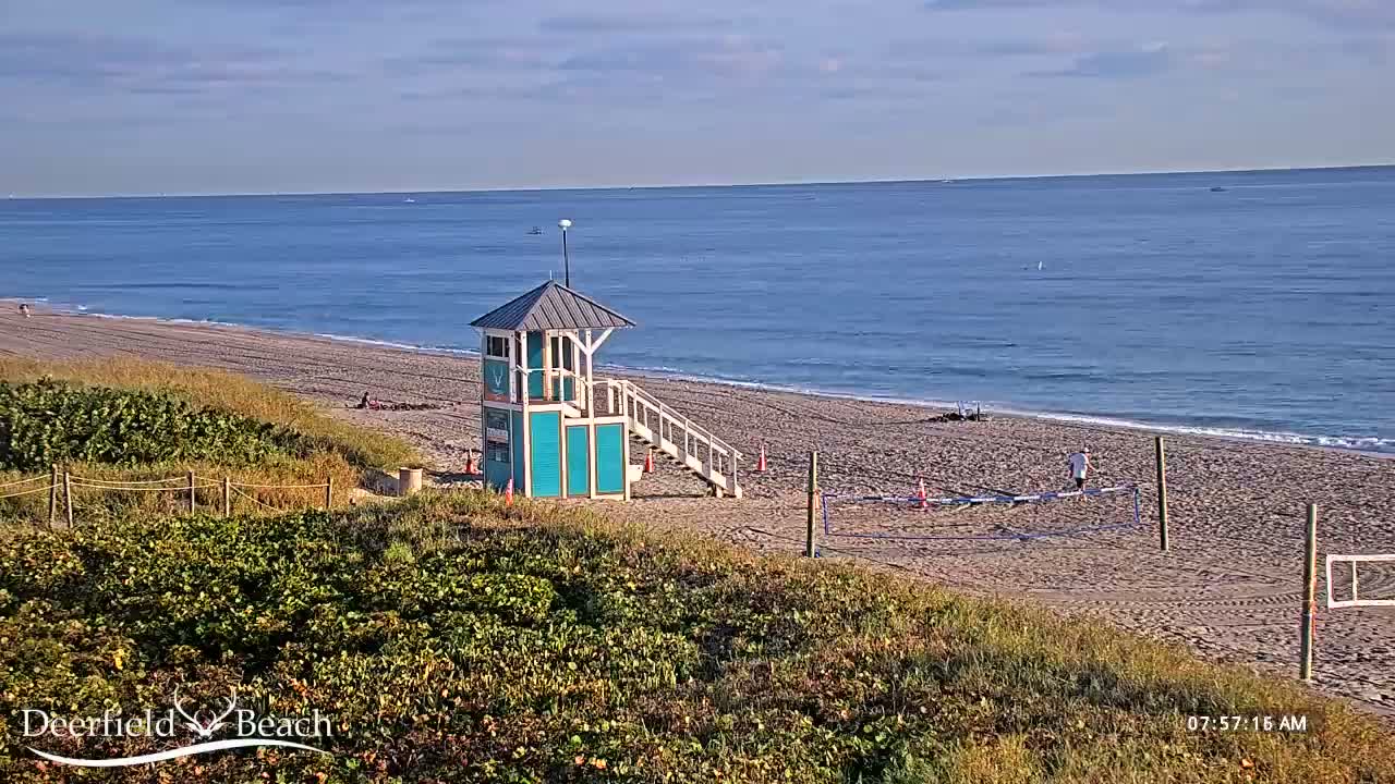 Deerfield Beach Coast Surf & Atlantic View Live Cam - Deerfield Beach, Broward, Florida, USA