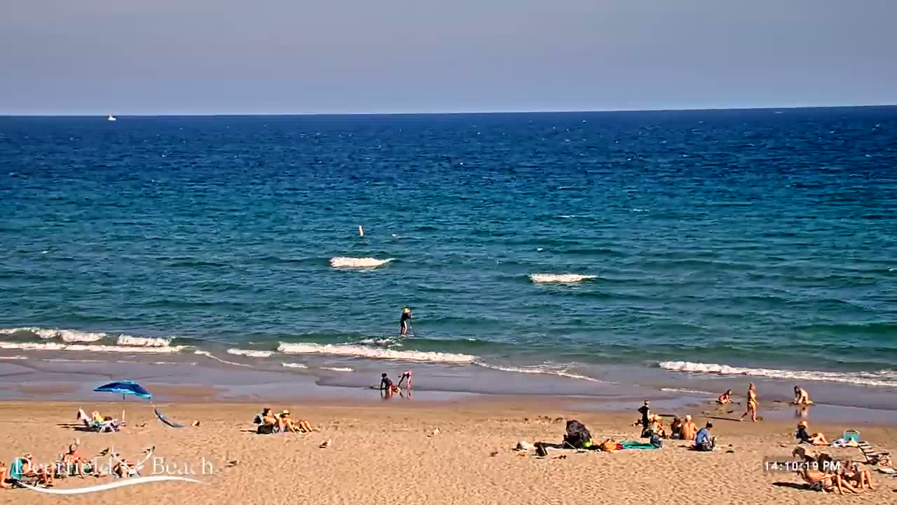 Deerfield Beach Coast Surf & Atlantic View Live Cam - Deerfield Beach, Broward, Florida, USA