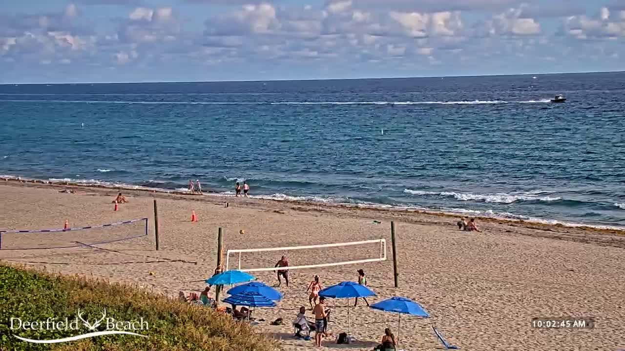 Deerfield Beach Coast Surf & Atlantic View Live Cam - Deerfield Beach, Broward, Florida, USA