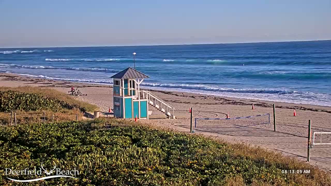 Deerfield Beach Coast Surf & Atlantic View Live Cam - Deerfield Beach, Broward, Florida, USA