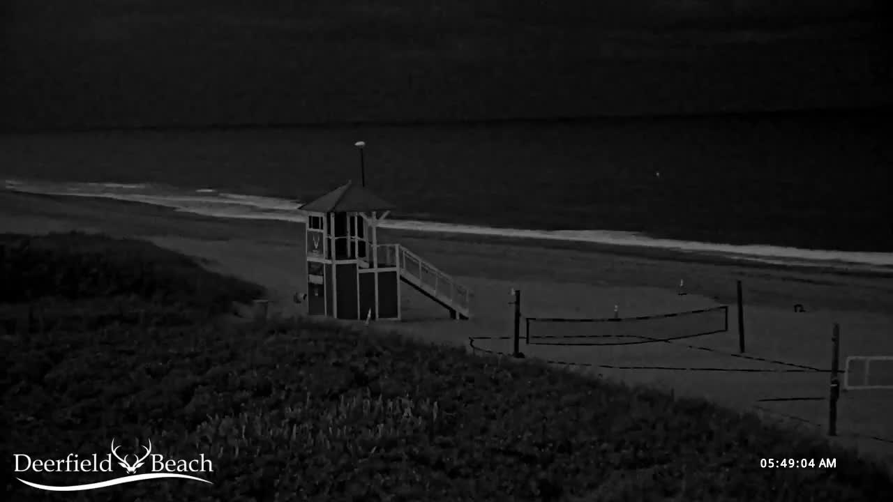 Deerfield Beach Coast Surf & Atlantic View Live Cam - Deerfield Beach, Broward, Florida, USA