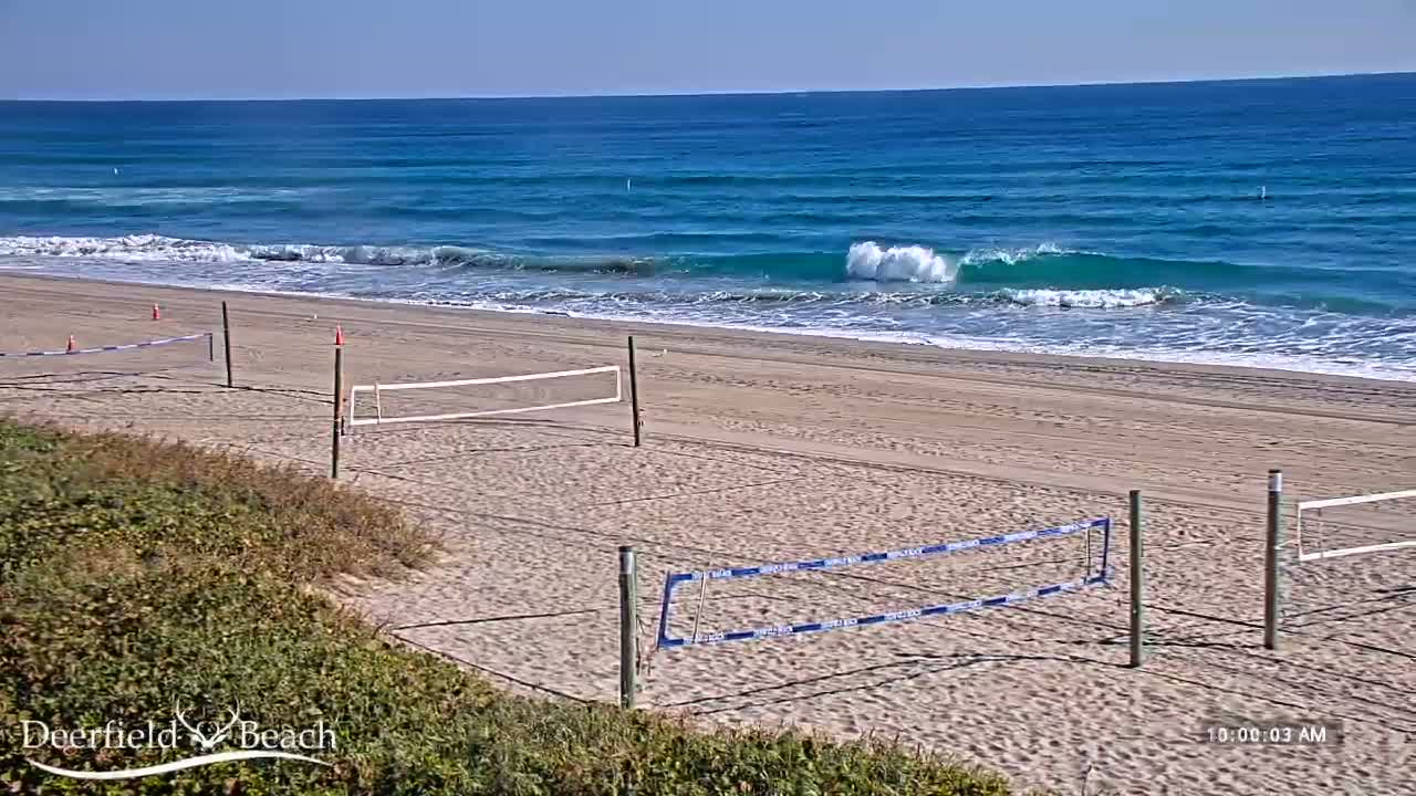 Deerfield Beach Coast Surf & Atlantic View Live Cam - Deerfield Beach, Broward, Florida, USA
