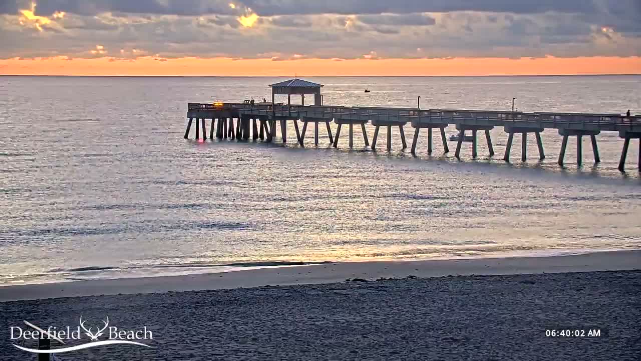 Deerfield Beach Coast Surf & Atlantic View Live Cam - Deerfield Beach, Broward, Florida, USA