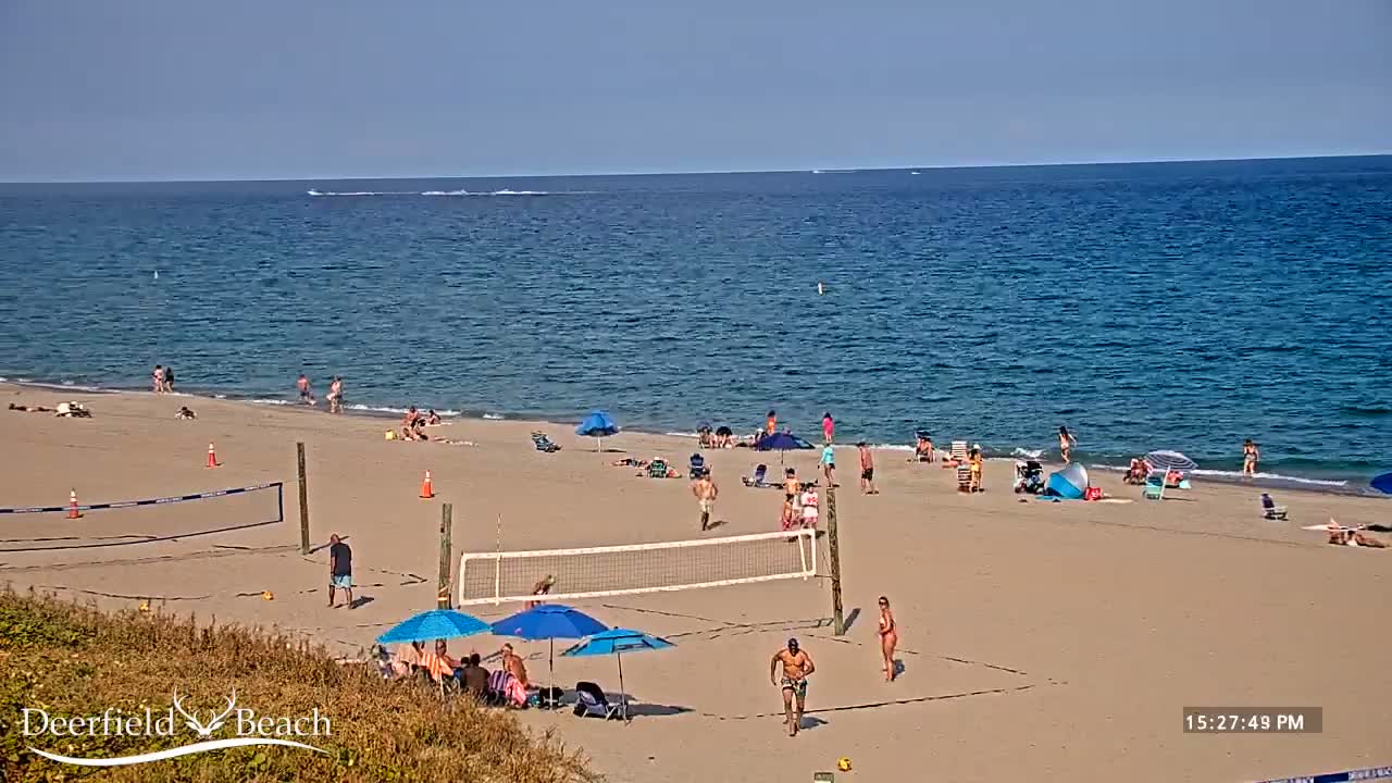 Deerfield Beach Coast Surf & Atlantic View Live Cam - Deerfield Beach, Broward, Florida, USA