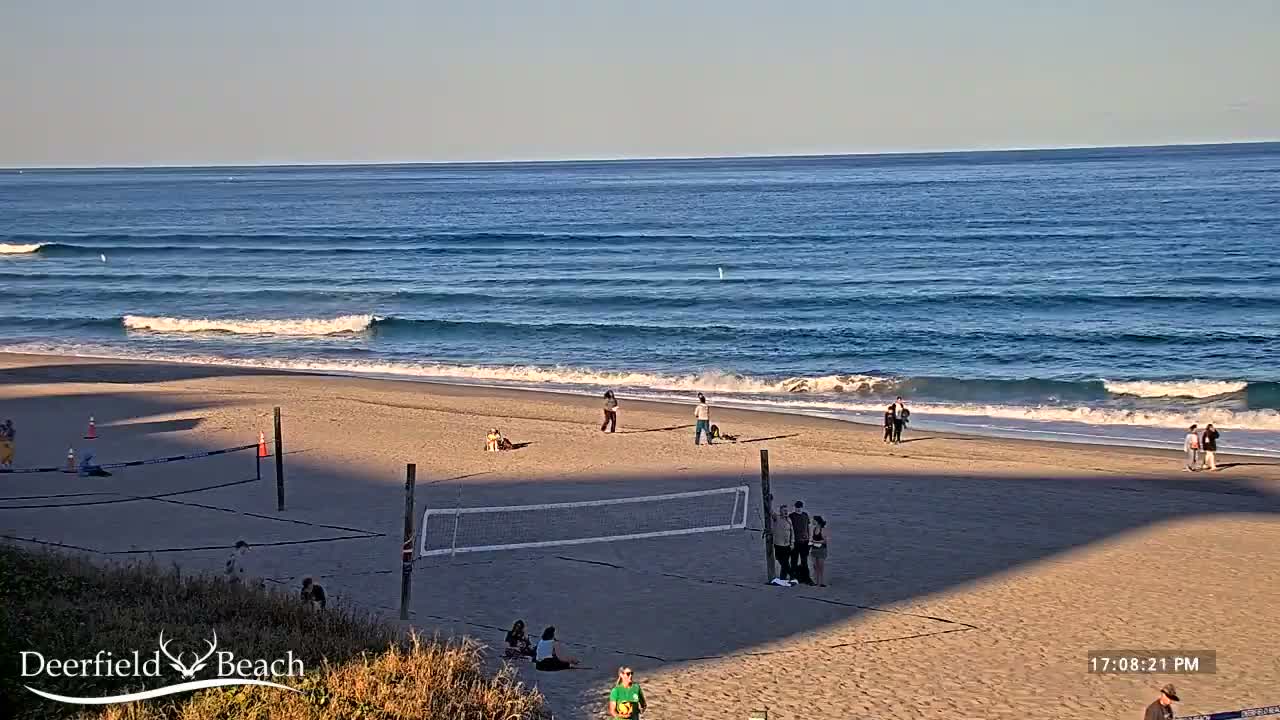 Deerfield Beach Coast Surf & Atlantic View Live Cam - Deerfield Beach, Broward, Florida, USA