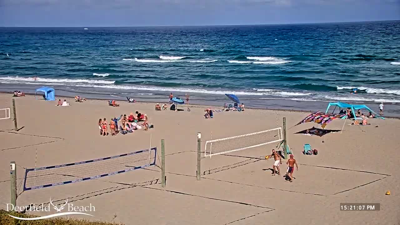 Deerfield Beach Coast Surf & Atlantic View Live Cam - Deerfield Beach, Broward, Florida, USA