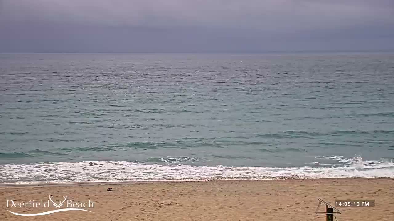 Deerfield Beach Coast Surf & Atlantic View Live Cam - Deerfield Beach, Broward, Florida, USA