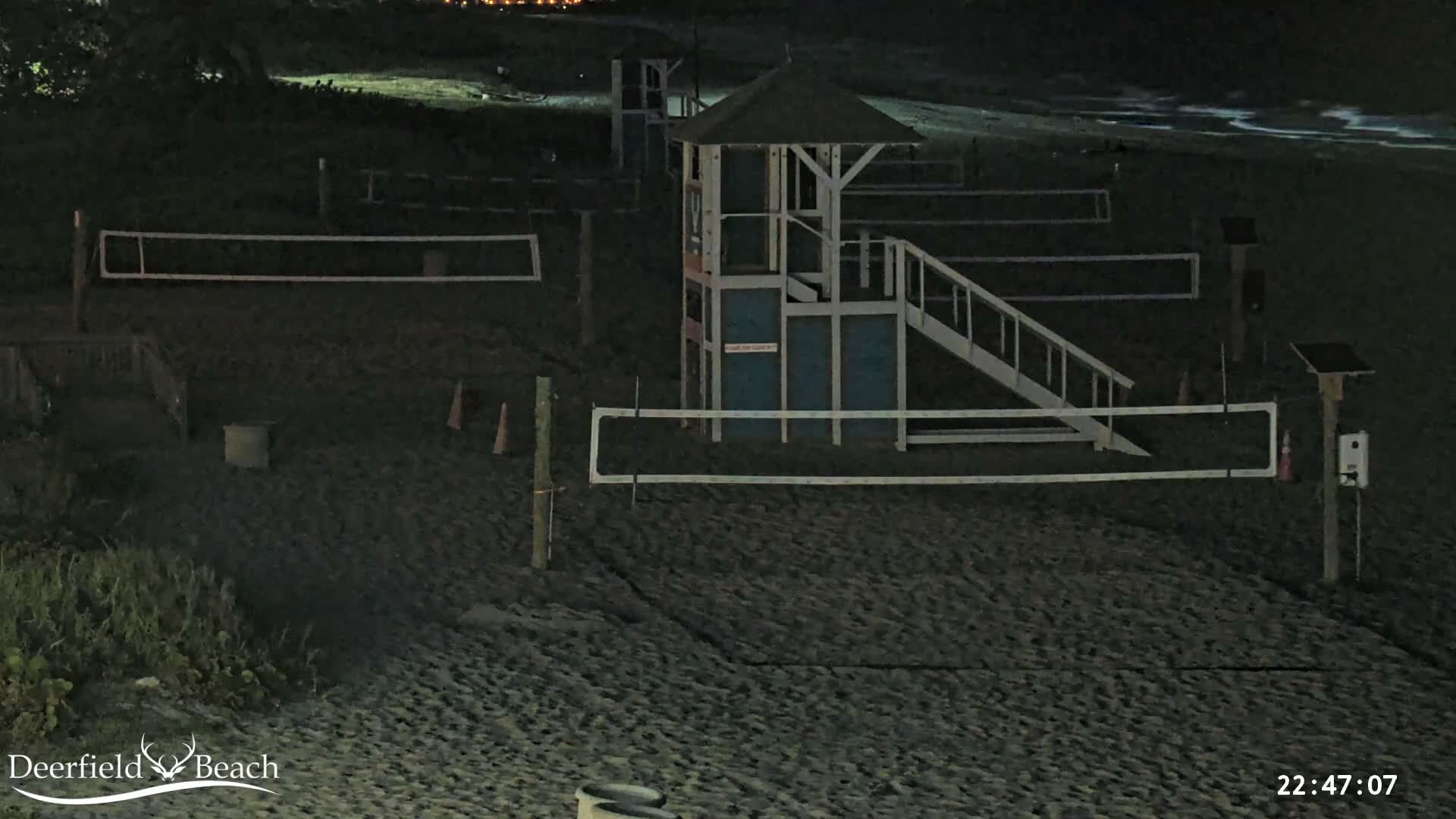 Deerfield Beach City Coast Volleyball Courts Live Cam - Deerfield Beach, Broward, Florida, USA