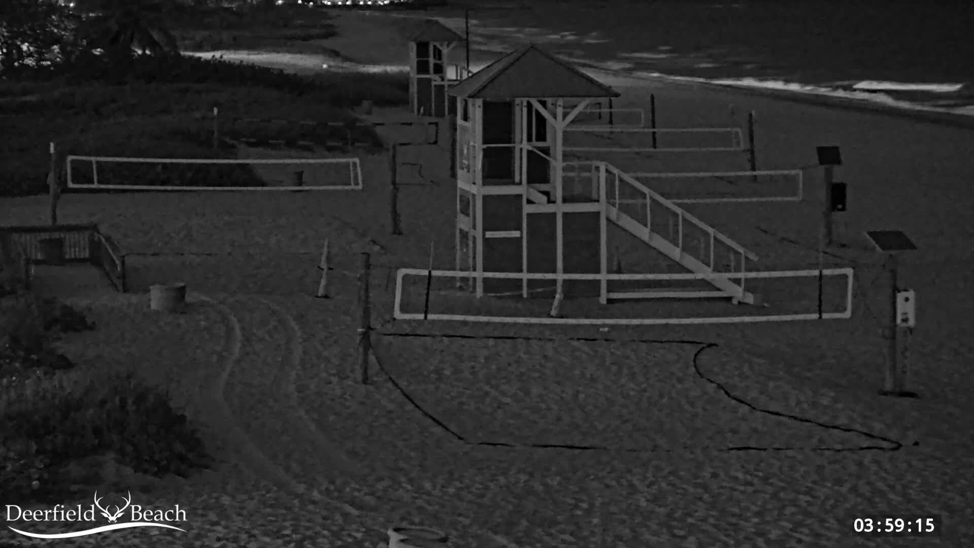 Deerfield Beach City Coast Volleyball Courts Live Cam - Deerfield Beach, Broward, Florida, USA
