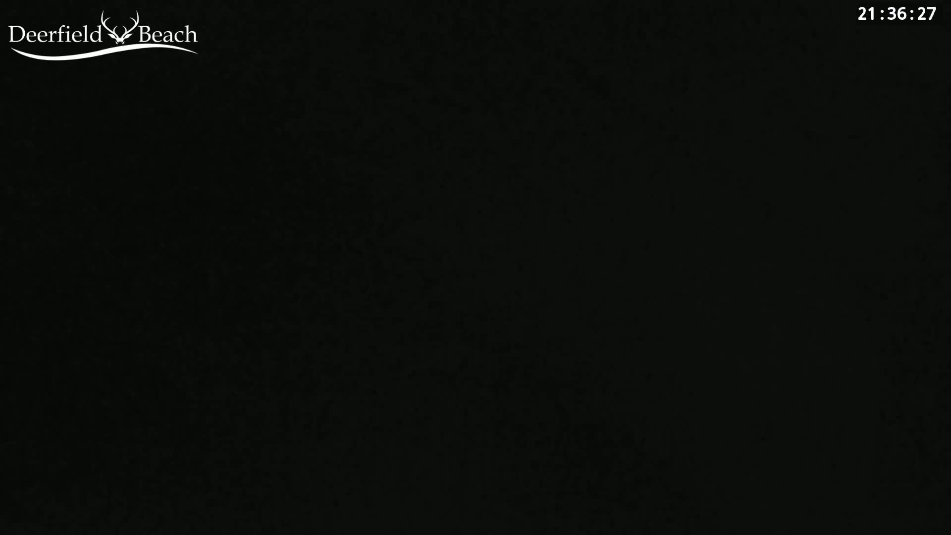 The image shows a completely dark scene.