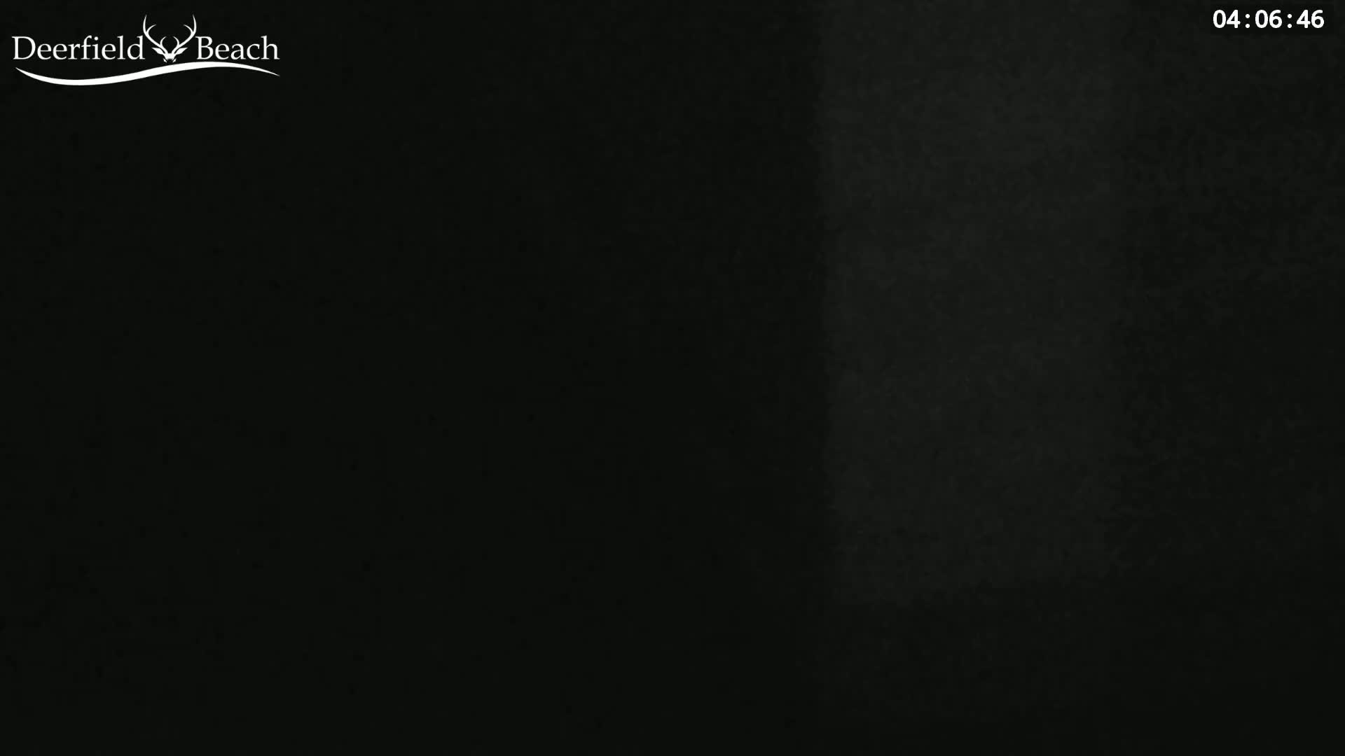 The image shows a completely dark scene.