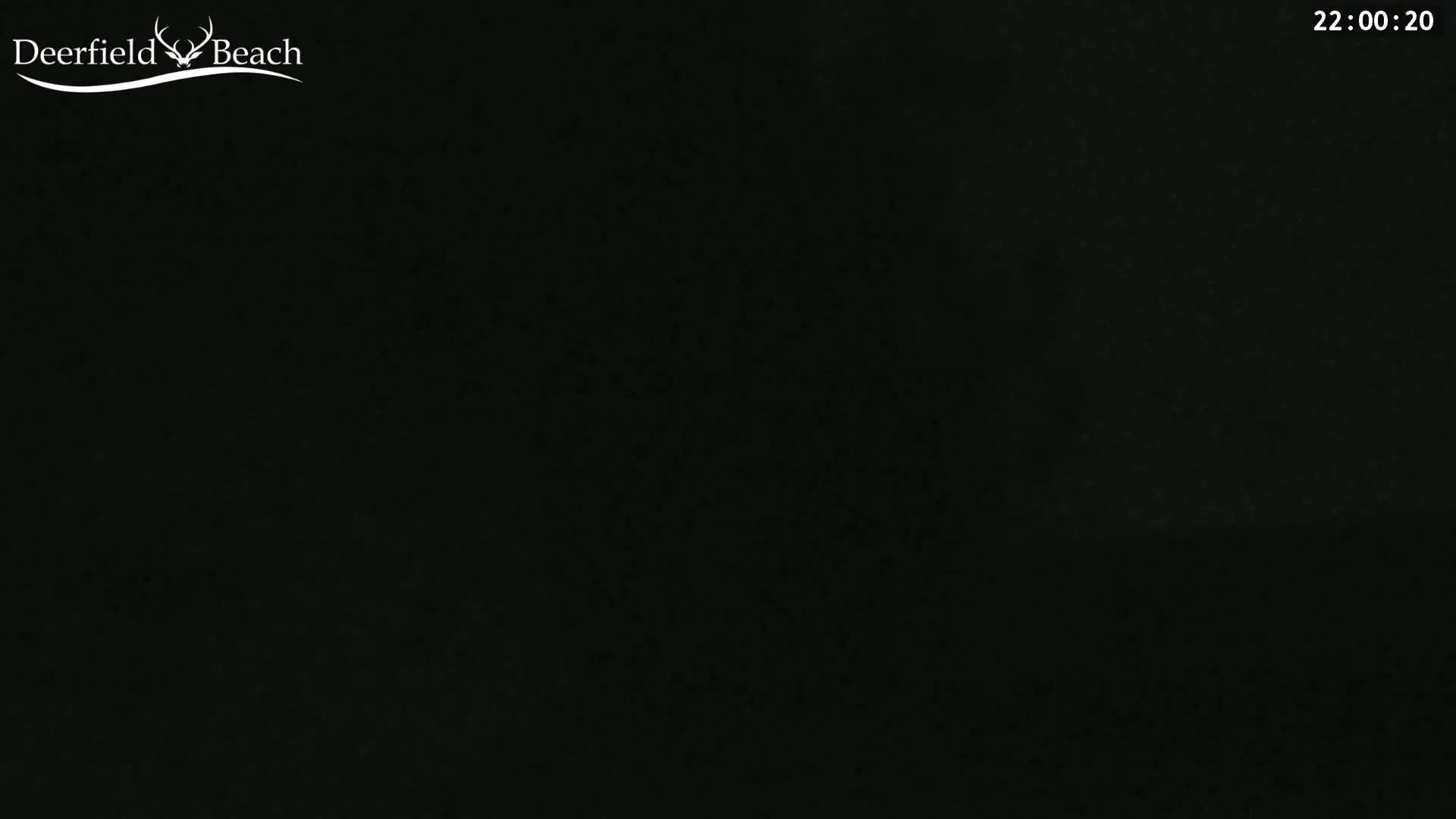 A completely dark image is shown, possibly at night.