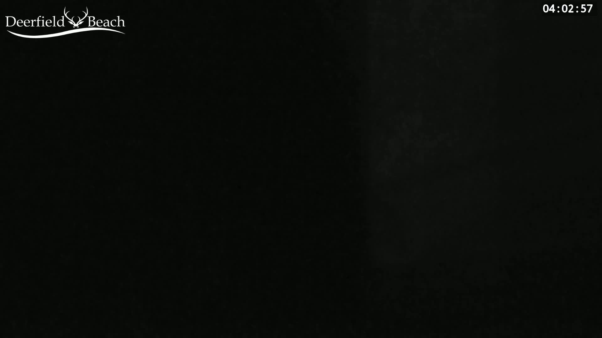 The image shows a completely dark scene.