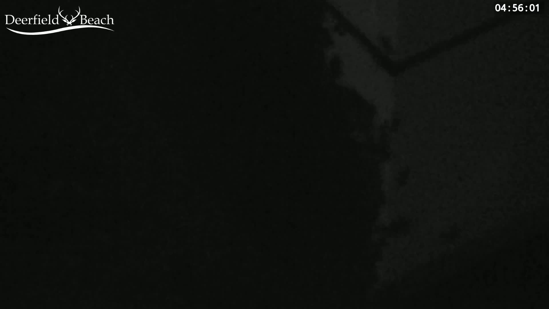 A dark, possibly nighttime image shows a blurry, indistinct scene with a lighter vertical streak on the right.