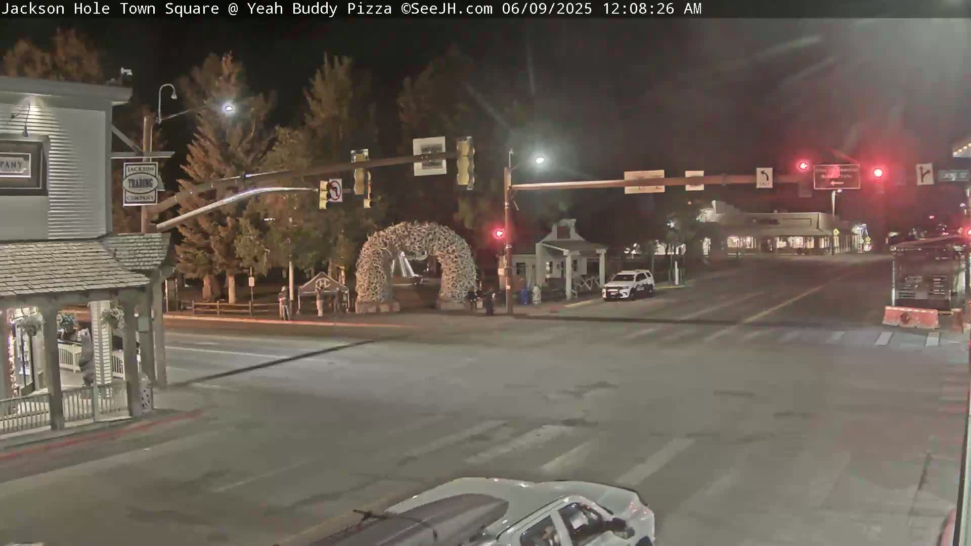 Jackson Hole, Jackson Town Square Live Cam - Jackson, Teton, Wyoming, USA