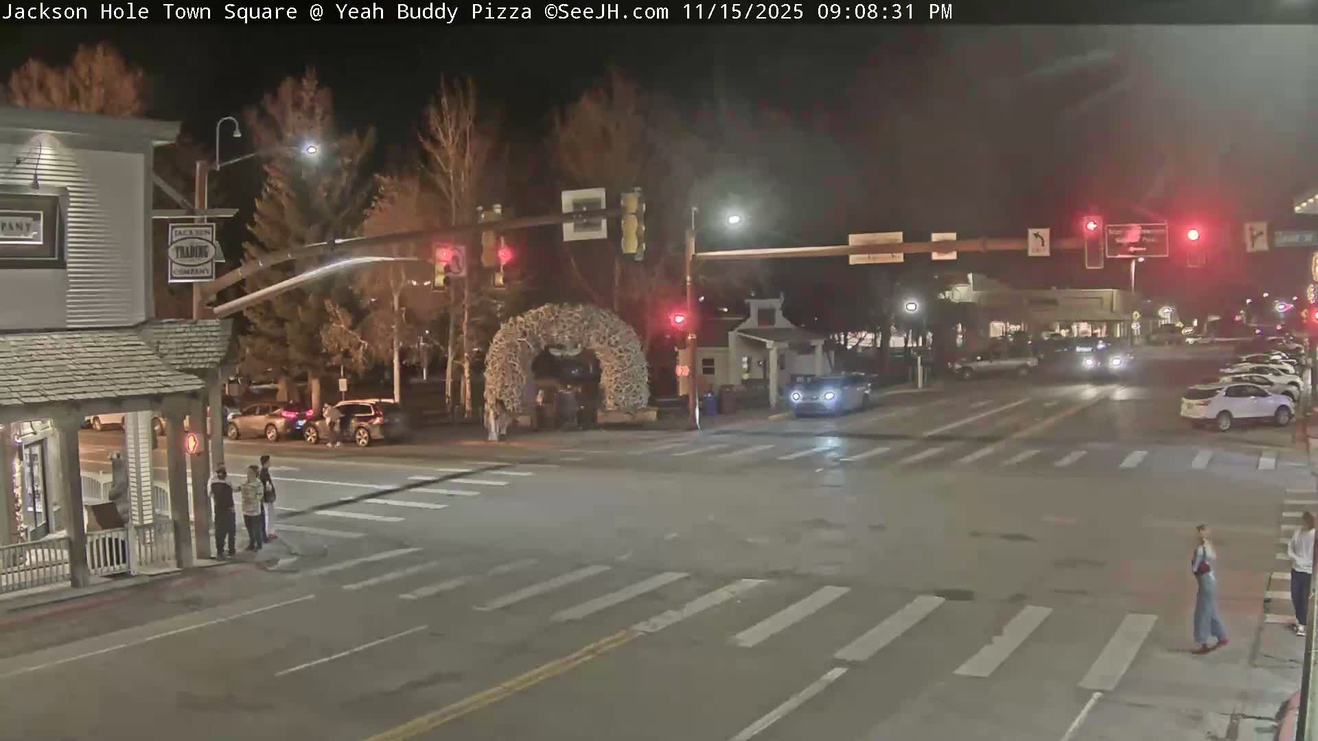 Jackson Hole, Jackson Town Square Live Cam - Jackson, Teton, Wyoming, USA