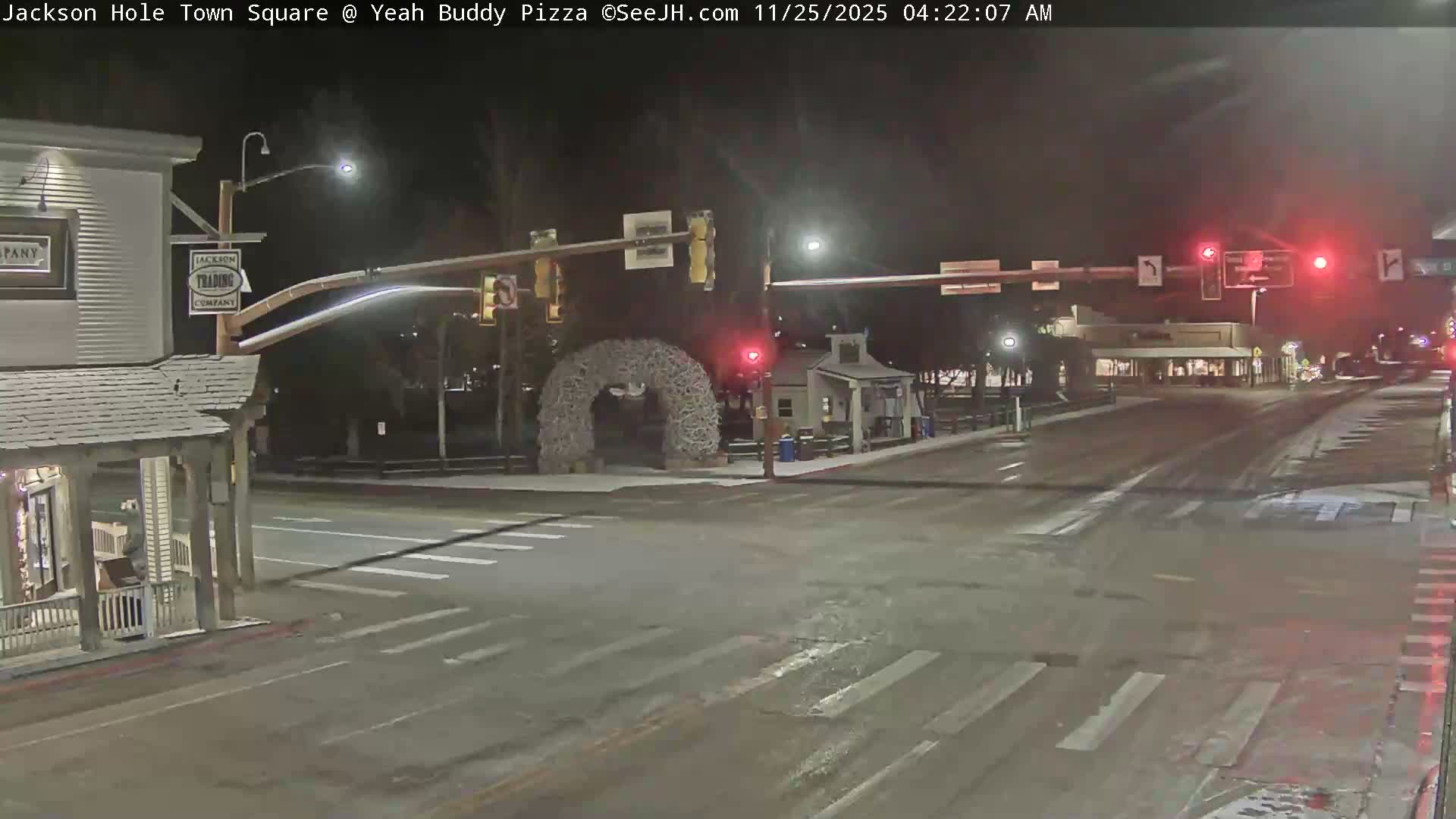 Jackson Hole, Jackson Town Square Live Cam - Jackson, Teton, Wyoming, USA