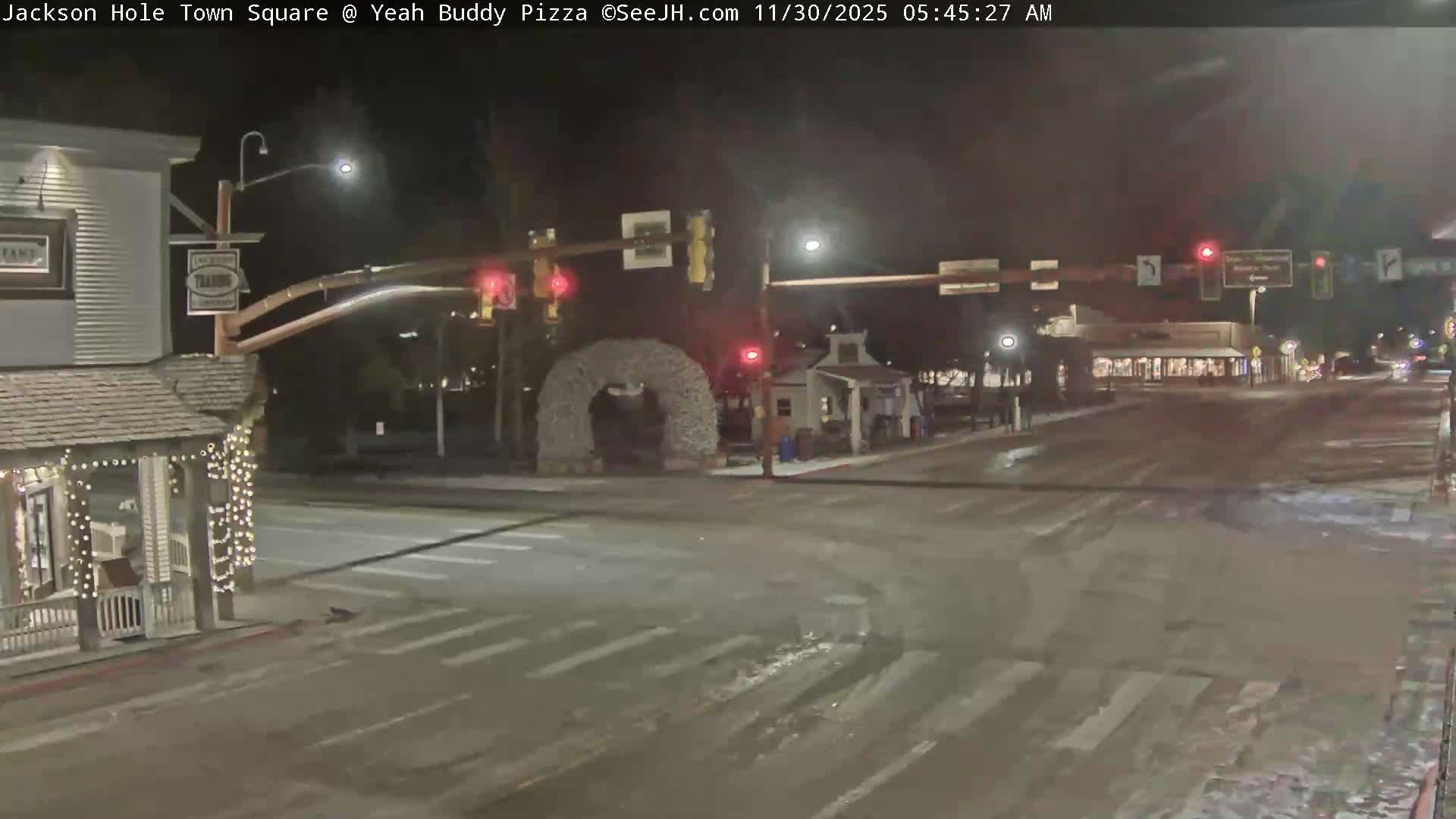 Jackson Hole, Jackson Town Square Live Cam - Jackson, Teton, Wyoming, USA