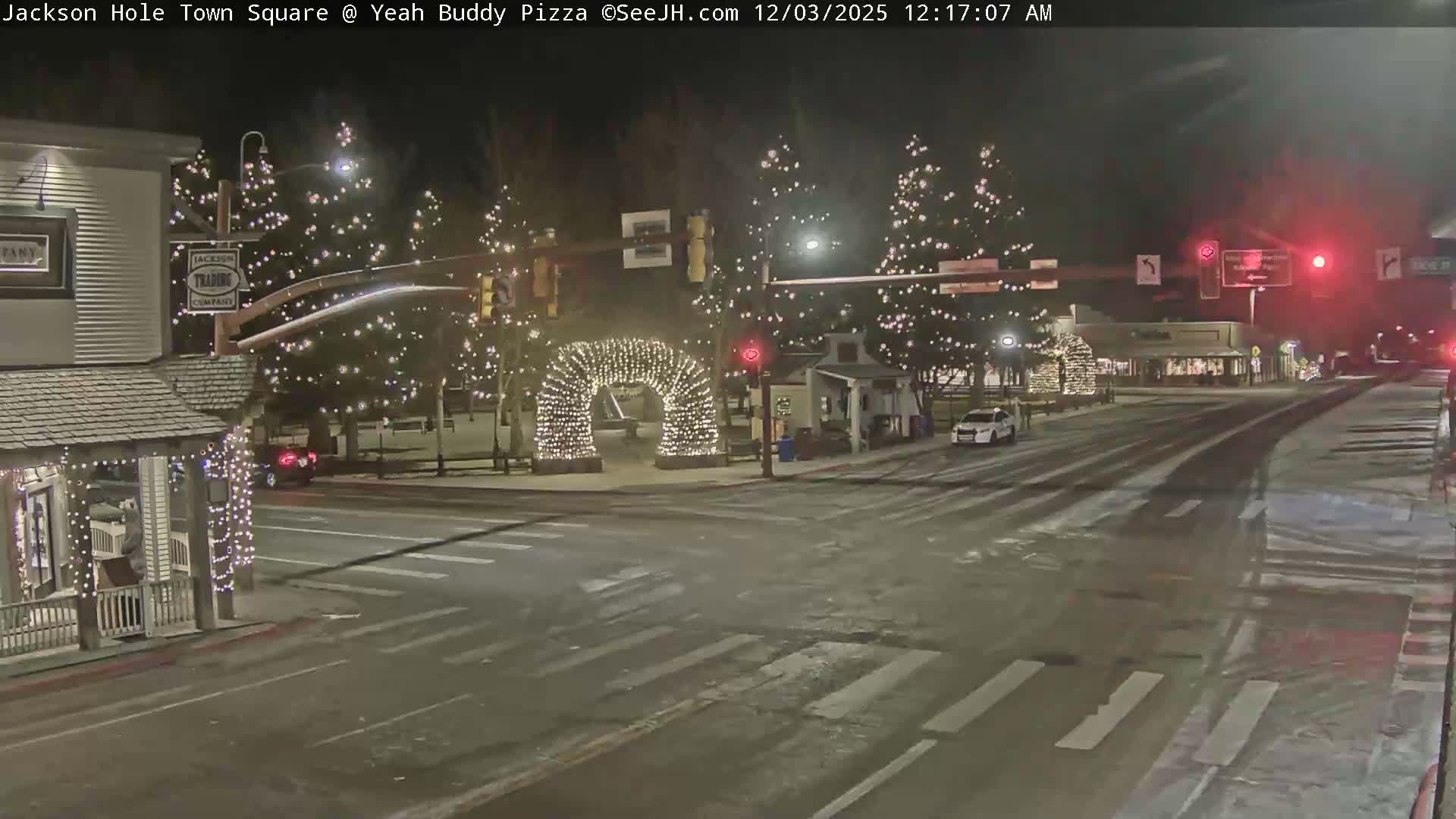 Jackson Hole, Jackson Town Square Live Cam - Jackson, Teton, Wyoming, USA