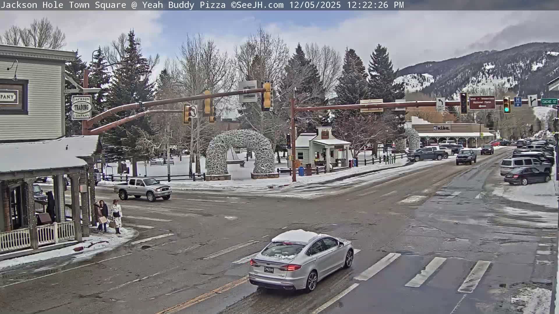 Jackson Hole, Jackson Town Square Live Cam - Jackson, Teton, Wyoming, USA