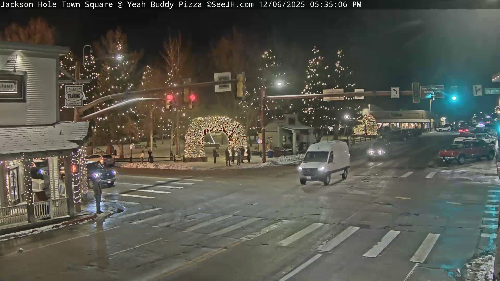 Jackson Hole, Jackson Town Square Live Cam - Jackson, Teton, Wyoming, USA