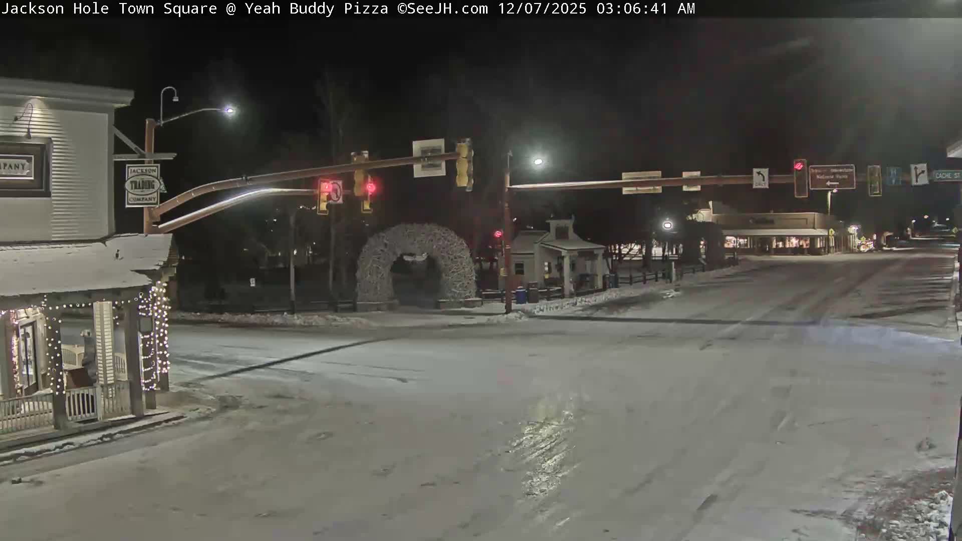 Jackson Hole, Jackson Town Square Live Cam - Jackson, Teton, Wyoming, USA