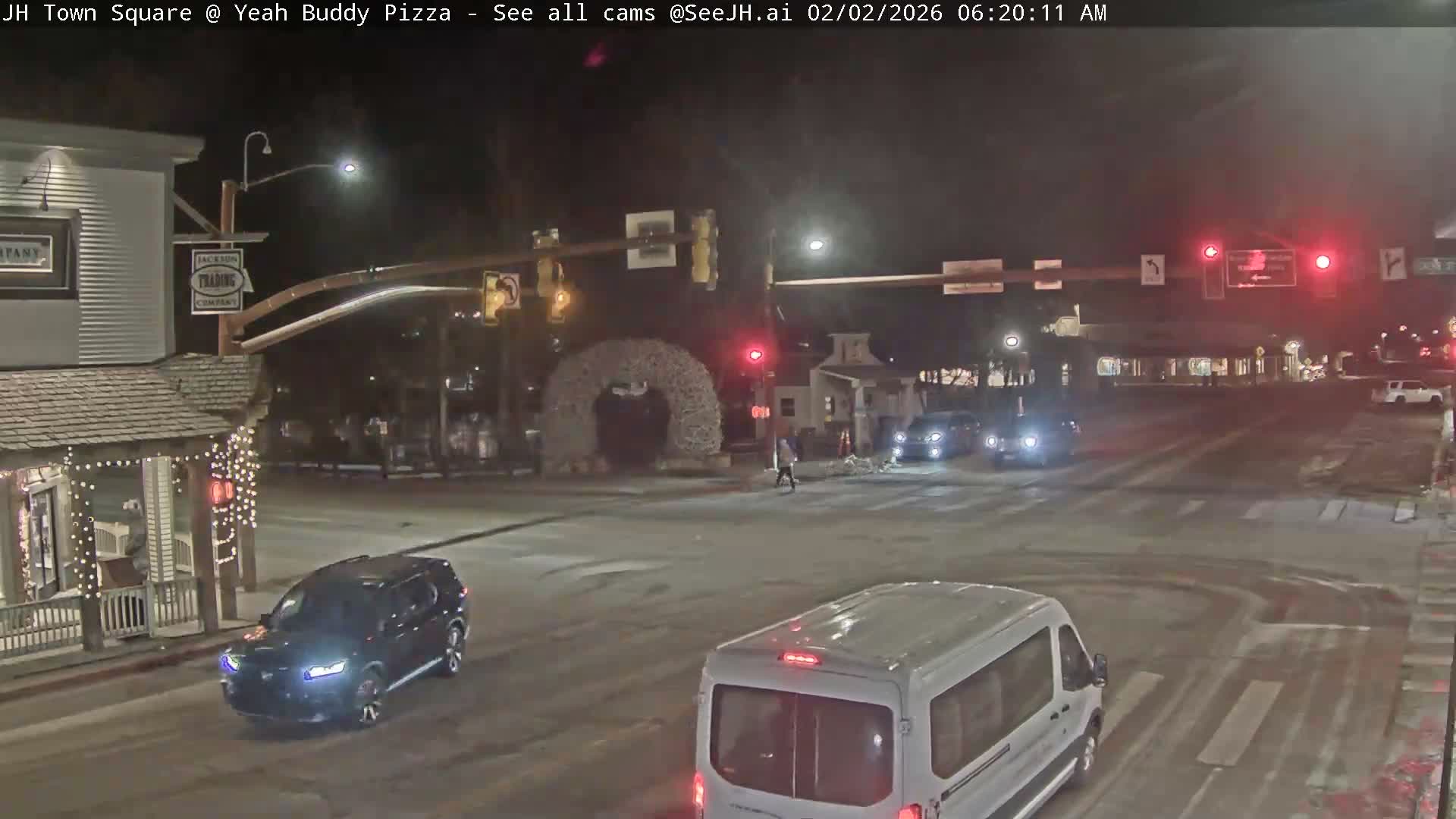 Jackson Hole, Jackson Town Square Live Cam - Jackson, Teton, Wyoming, USA