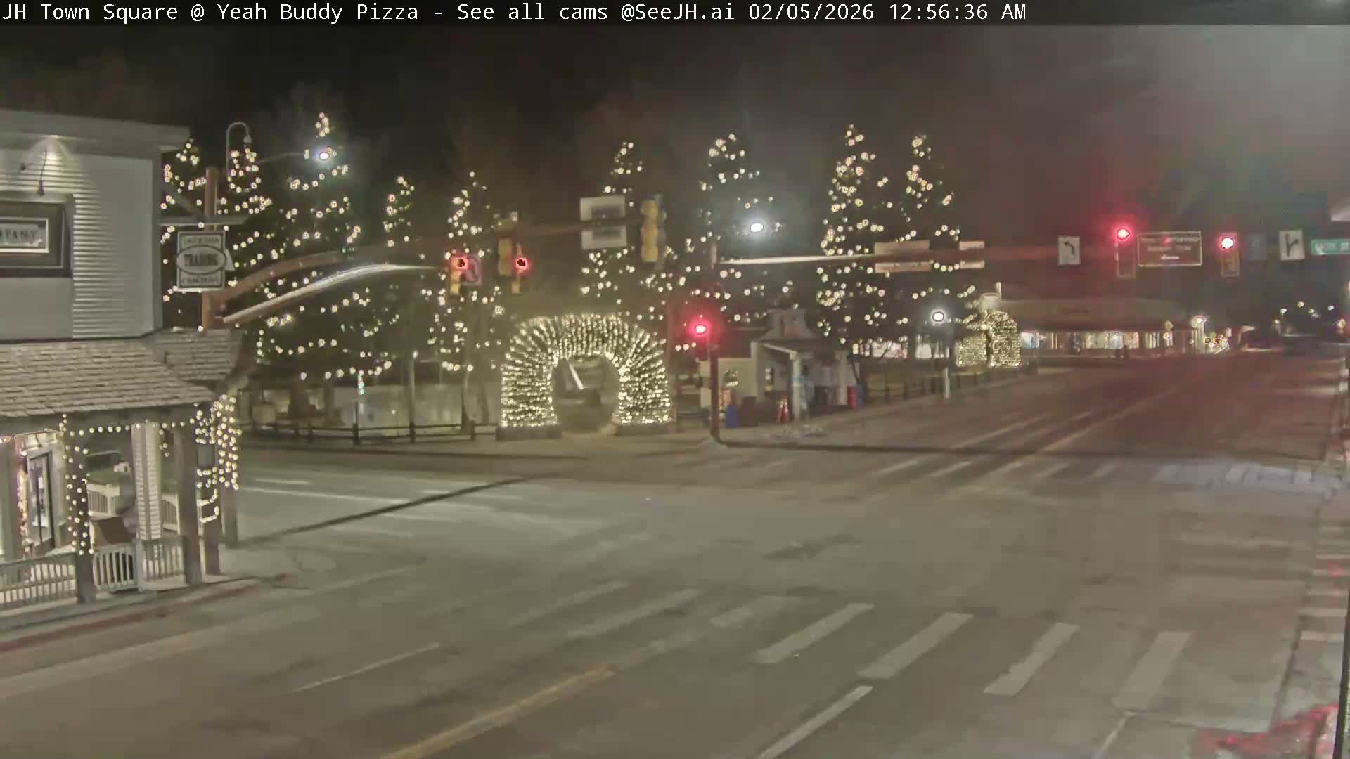 Jackson Hole, Jackson Town Square Live Cam - Jackson, Teton, Wyoming, USA