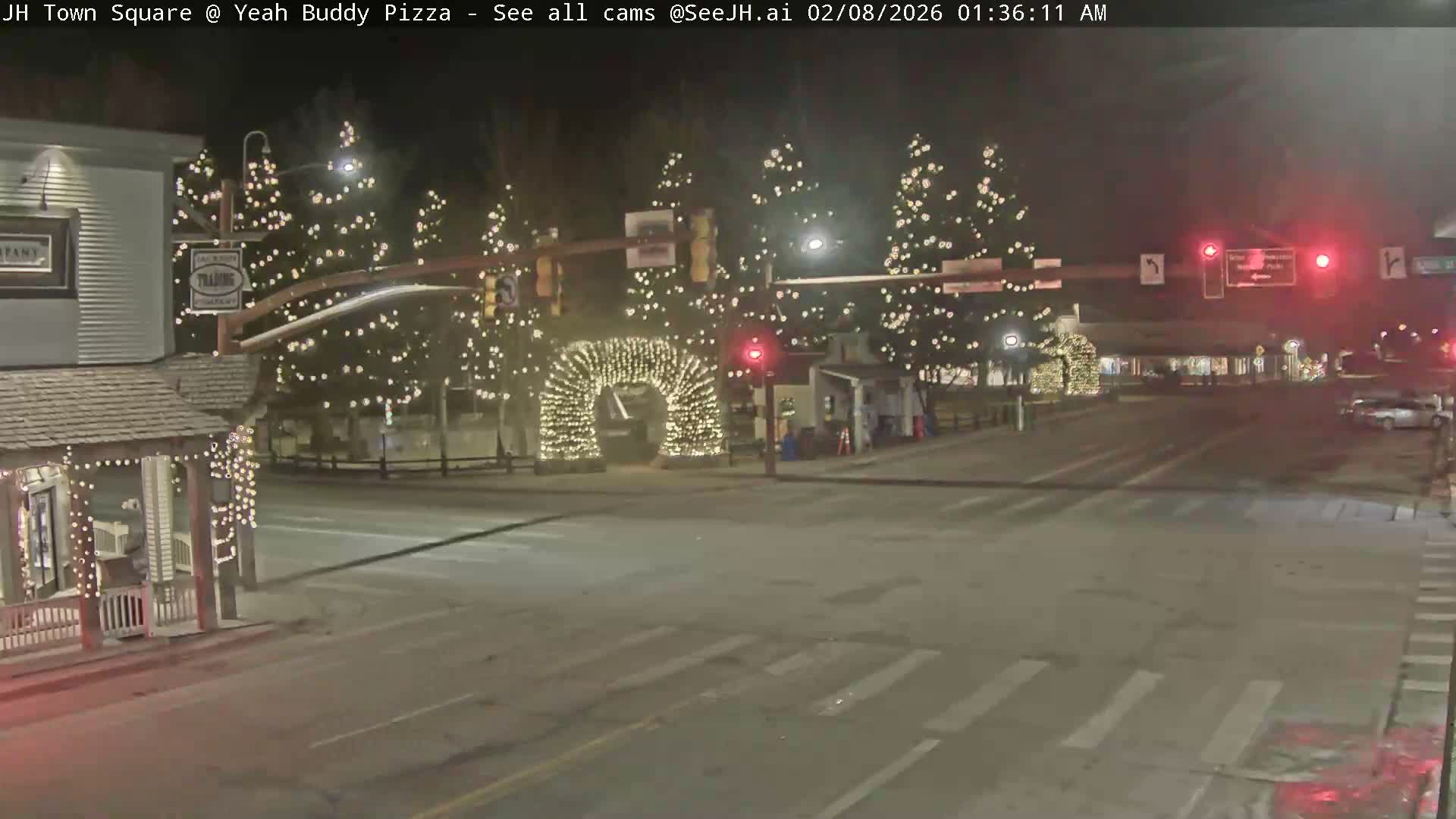 Jackson Hole, Jackson Town Square Live Cam - Jackson, Teton, Wyoming, USA