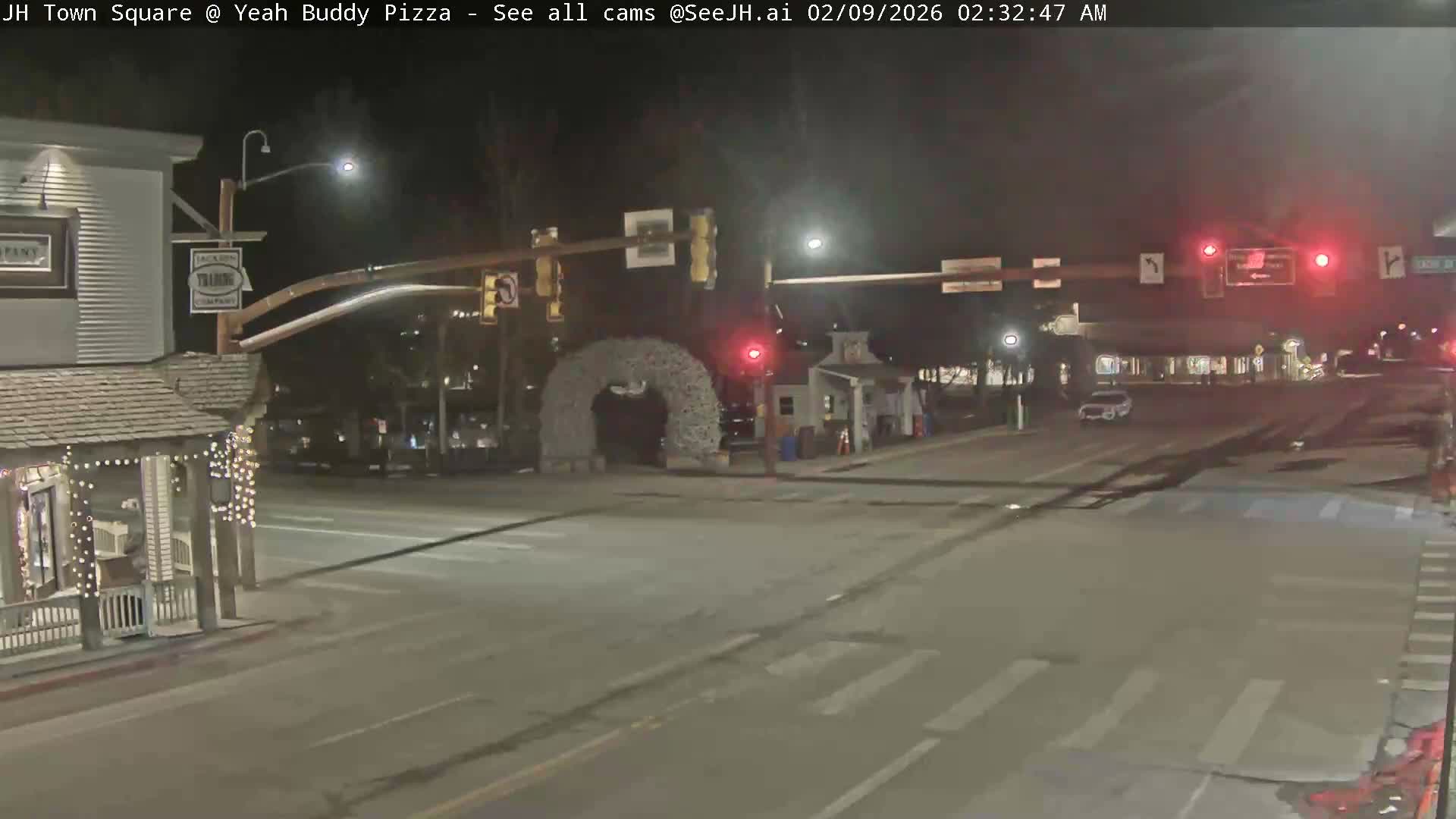Jackson Hole, Jackson Town Square Live Cam - Jackson, Teton, Wyoming, USA