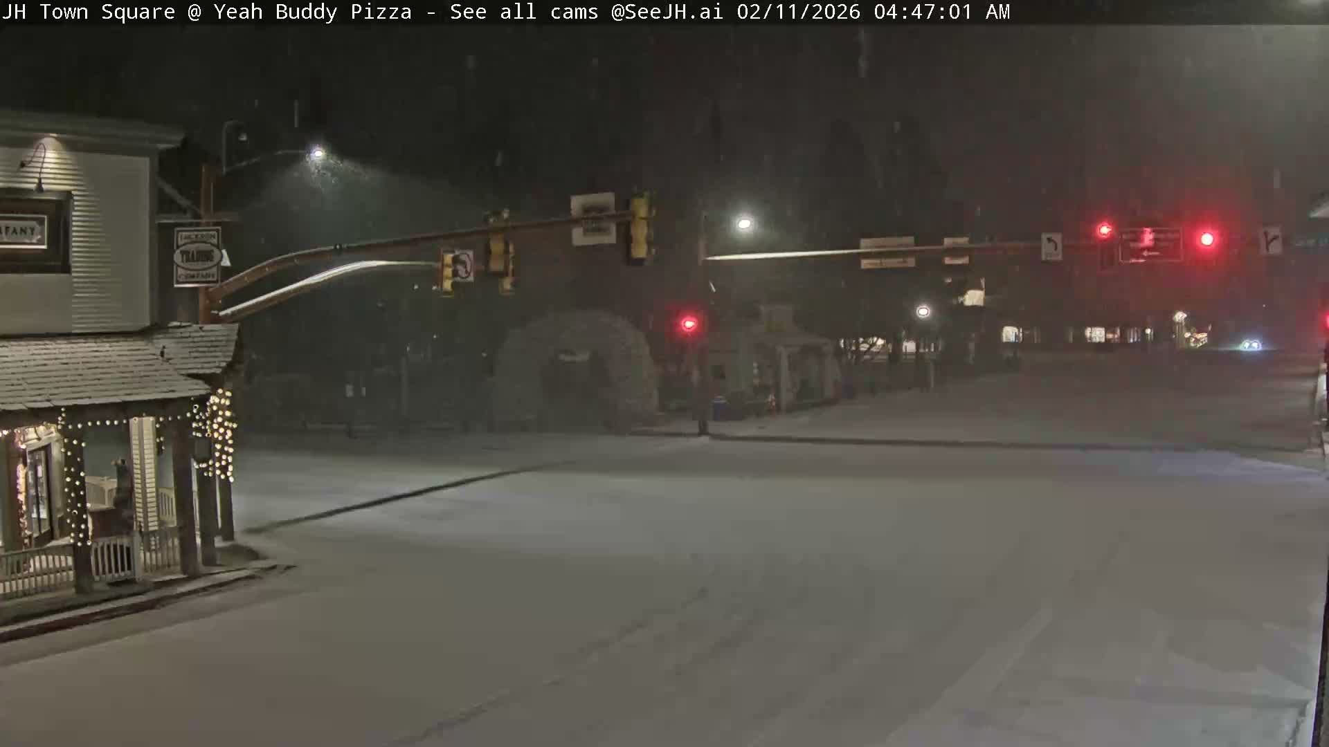 Jackson Hole, Jackson Town Square Live Cam - Jackson, Teton, Wyoming, USA