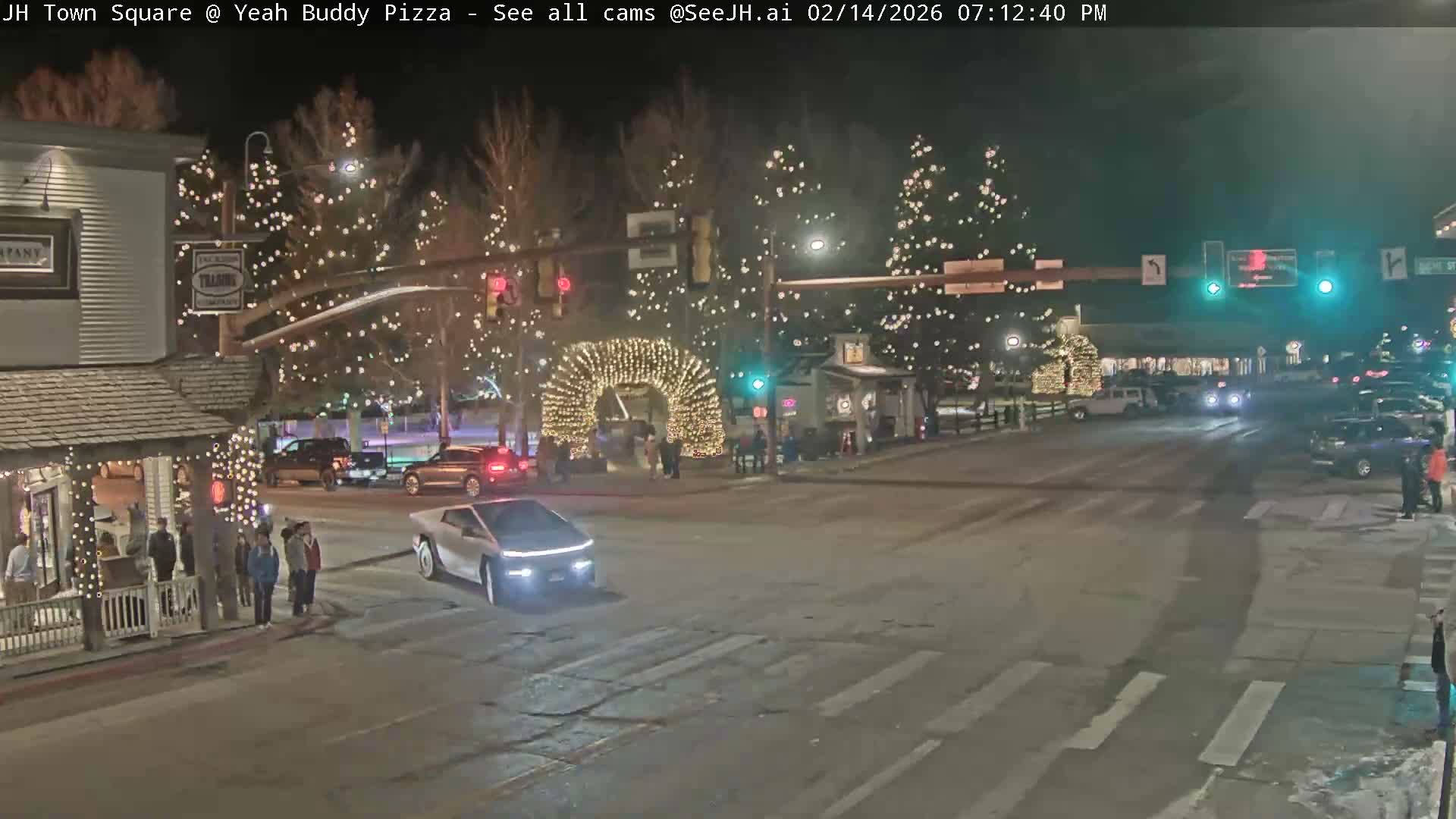 Jackson Hole, Jackson Town Square Live Cam - Jackson, Teton, Wyoming, USA