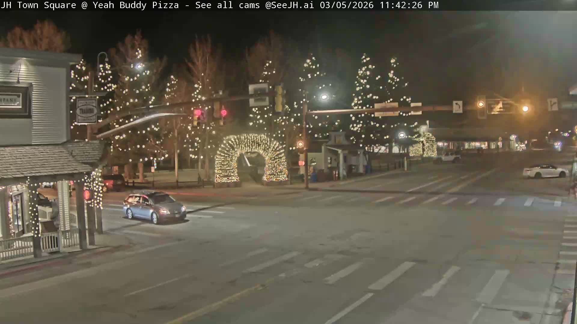 Jackson Hole, Jackson Town Square Live Cam - Jackson, Teton, Wyoming, USA