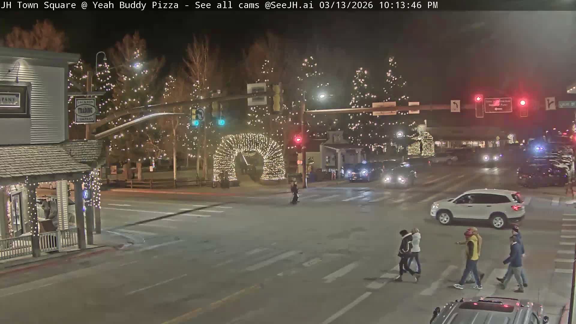 Jackson Hole, Jackson Town Square Live Cam - Jackson, Teton, Wyoming, USA
