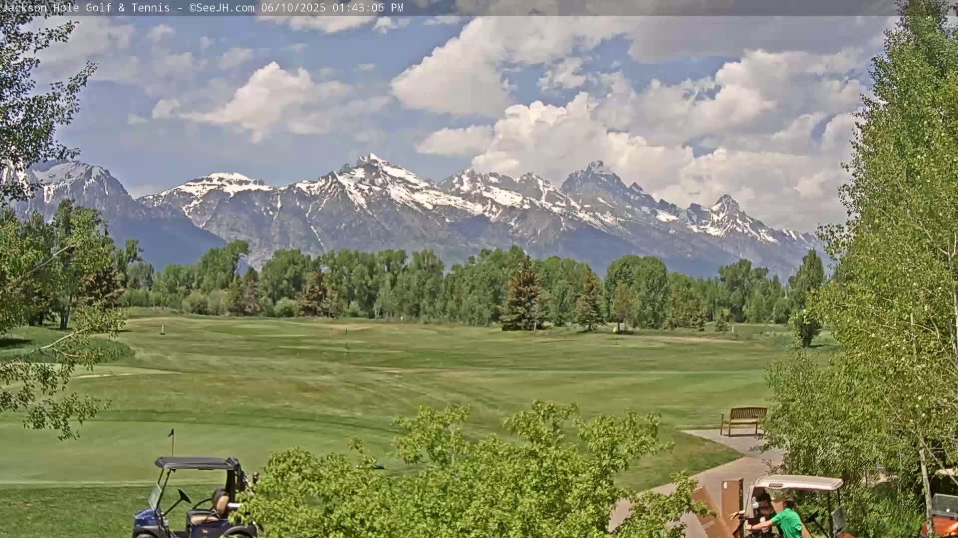 Jackson Hole Golf & Tennis Club Live Cam - Jackson, Teton, Wyoming, USA