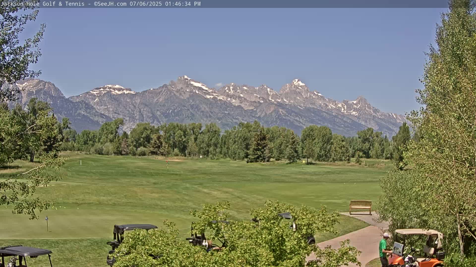 Jackson Hole Golf & Tennis Club Live Cam - Jackson, Teton, Wyoming, USA