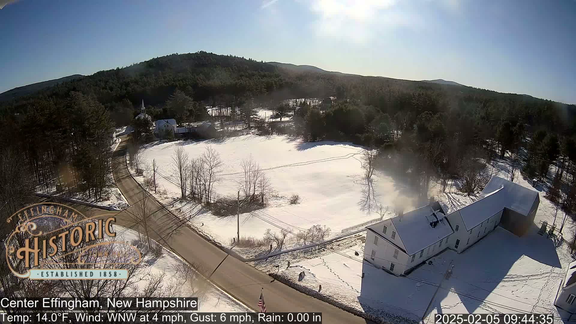 Effingham Skyline Live Cam -  New Hampshire , USA  