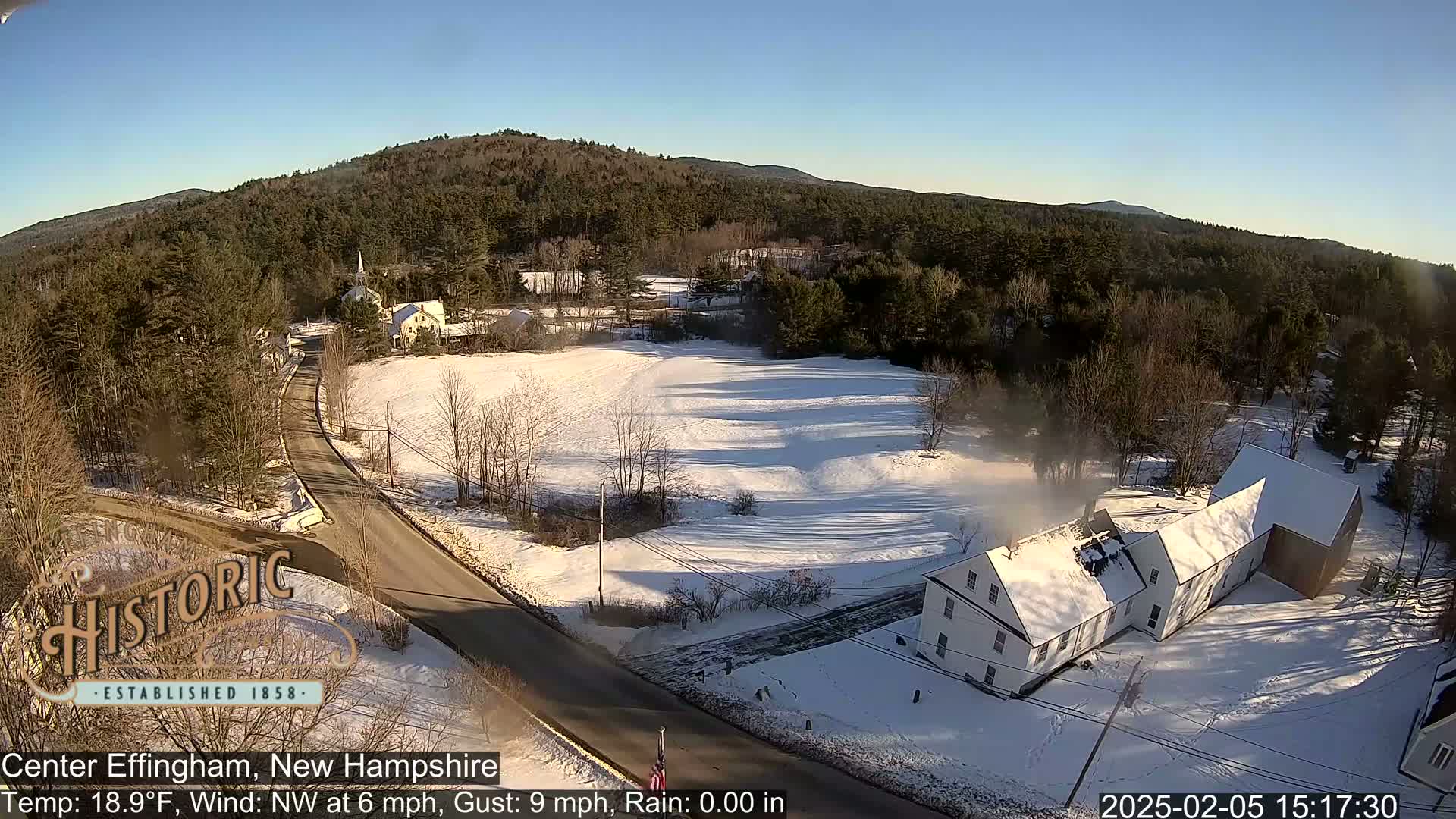 Effingham Skyline Live Cam -  New Hampshire , USA  