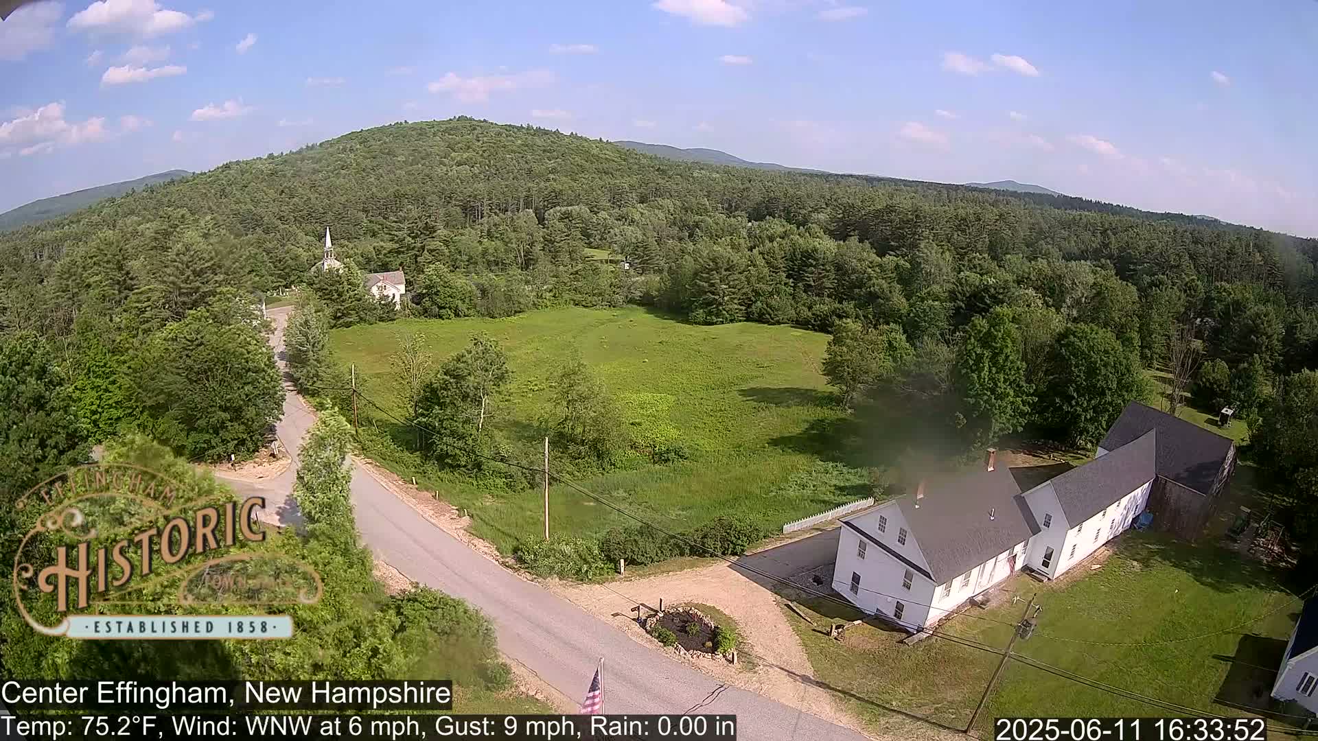 Effingham Skyline Live Cam -  New Hampshire , USA  