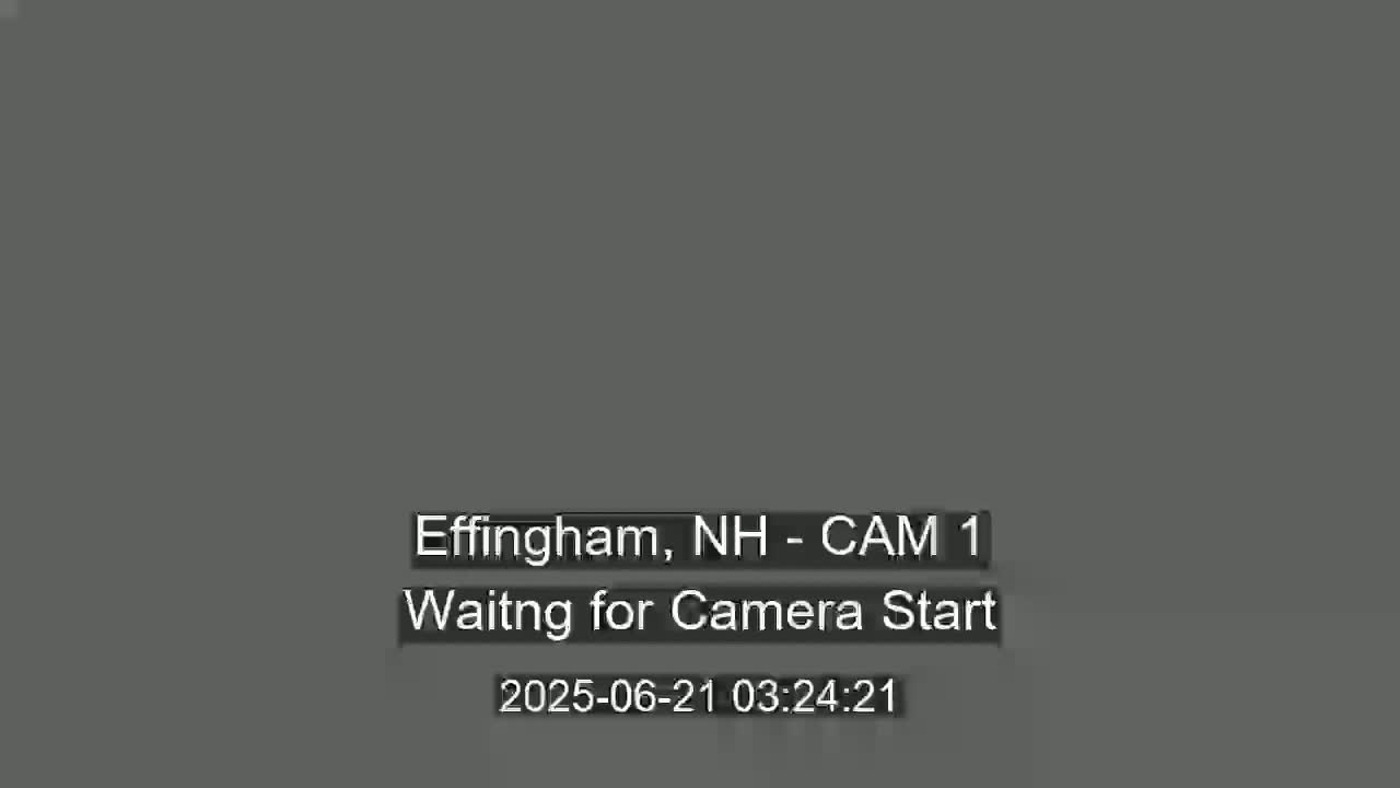 A solid gray screen displays a message indicating that a camera is waiting to start.