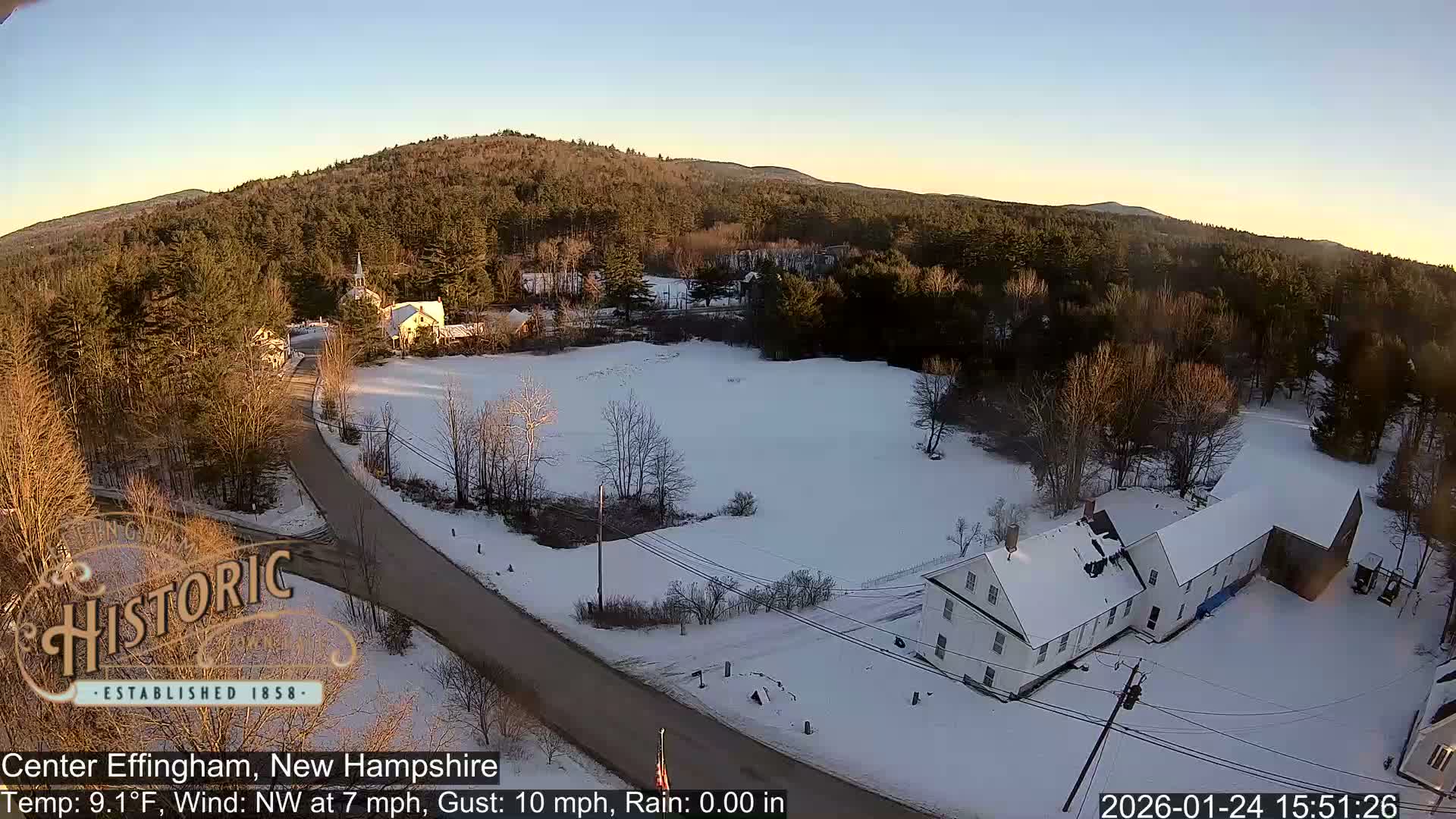 Effingham Skyline Live Cam -  New Hampshire , USA  